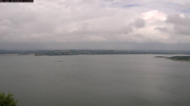 Lake Travis webcam, June 16, 2015 10:45 AM CT