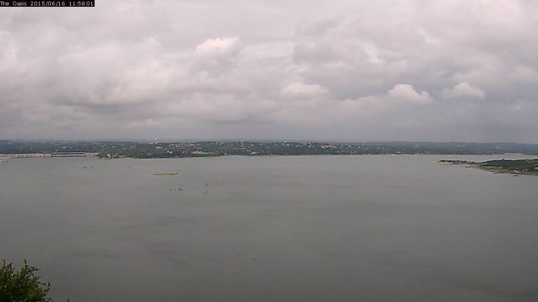 Lake Travis webcam, June 16, 2015 11:05 AM CT