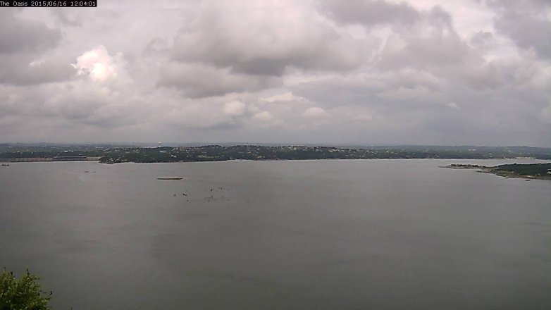 Lake Travis webcam, June 16, 2015 11:10 AM CT