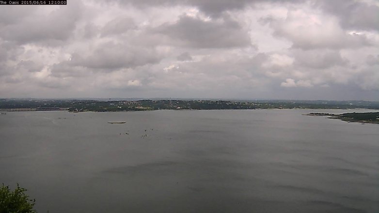 Lake Travis webcam, June 16, 2015 11:15 AM CT