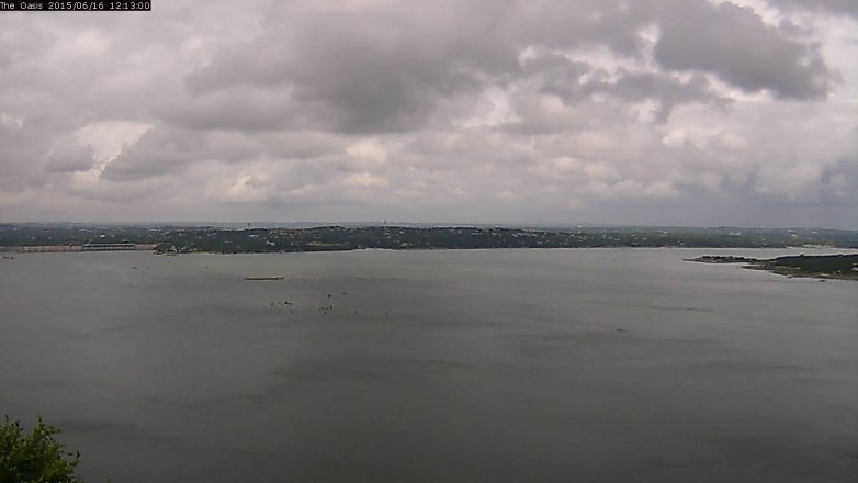Lake Travis webcam, June 16, 2015 11:20 AM CT