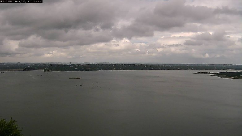 Lake Travis webcam, June 16, 2015 11:30 AM CT