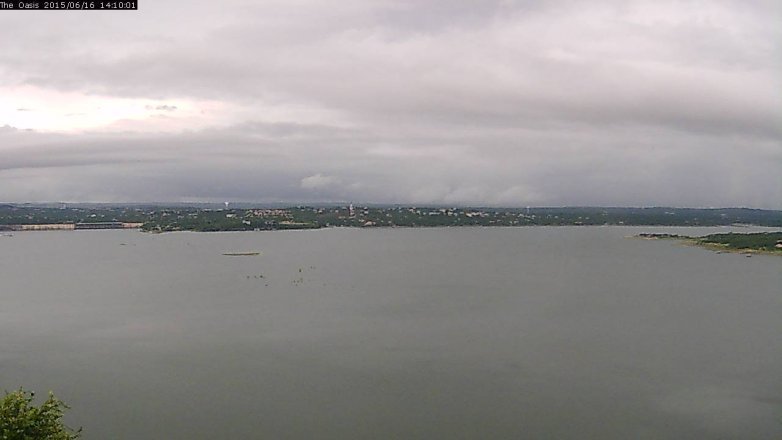 Lake Travis webcam, June 16, 2015 1:15 PM CT