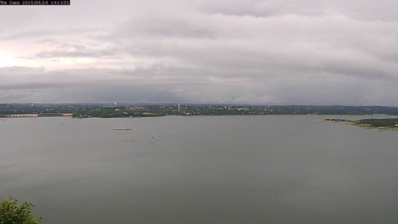 Lake Travis webcam, June 16, 2015 1:20 PM CT