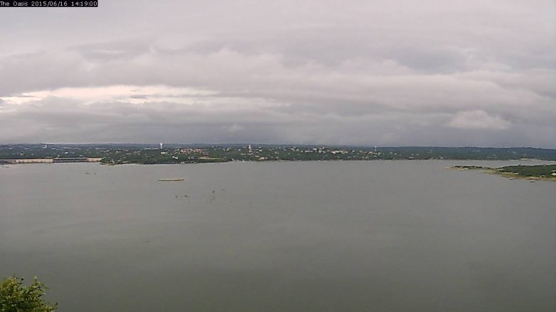 Lake Travis webcam, June 16, 2015 1:25 PM CT