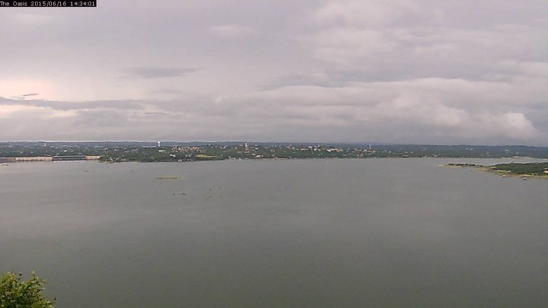 Lake Travis webcam, June 16, 2015 1:40 PM CT