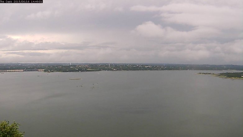 Lake Travis webcam, June 16, 2015 1:55 PM CT