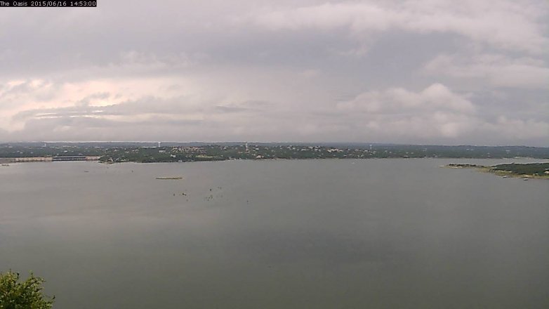 Lake Travis webcam, June 16, 2015 2:00 PM CT