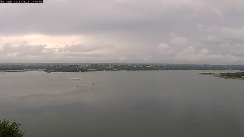 Lake Travis webcam, June 16, 2015 2:05 PM CT