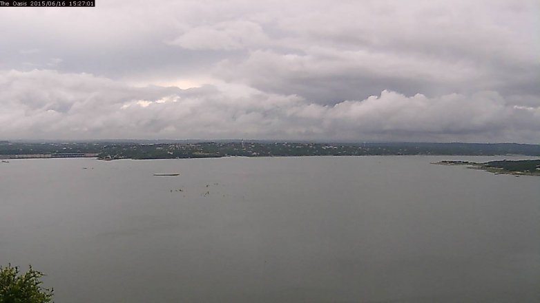 Lake Travis webcam, June 16, 2015 2:35 PM CT