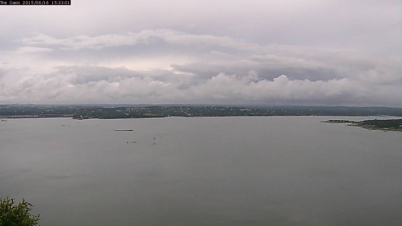 Lake Travis webcam, June 16, 2015 2:40 PM CT