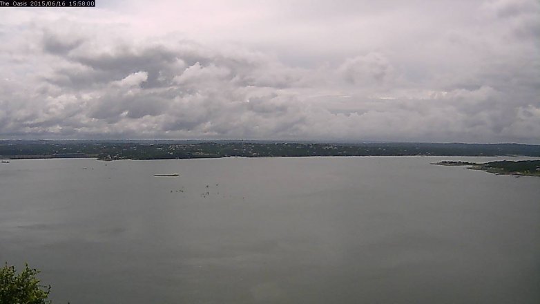 Lake Travis webcam, June 16, 2015 3:05 PM CT