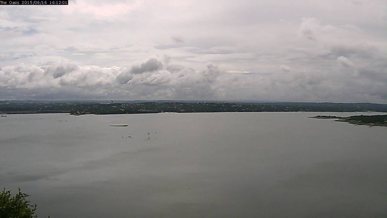 Lake Travis webcam, June 16, 2015 3:20 PM CT