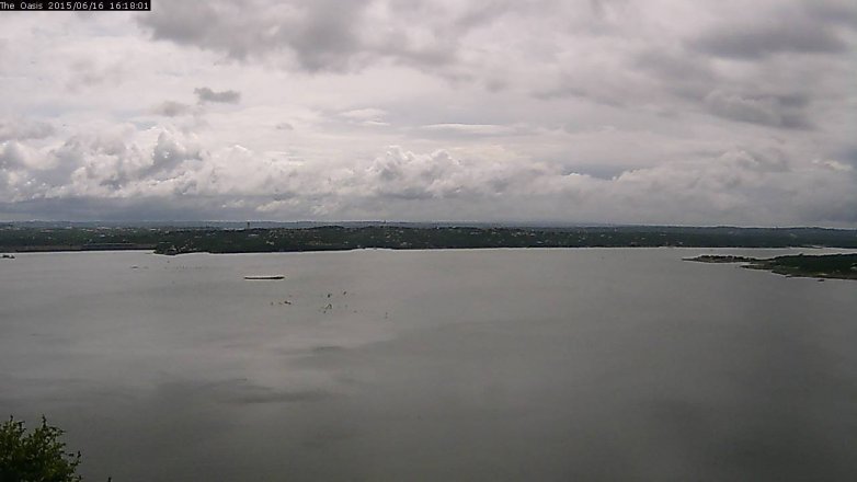 Lake Travis webcam, June 16, 2015 3:25 PM CT