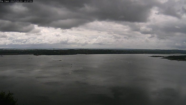Lake Travis webcam, June 16, 2015 3:35 PM CT