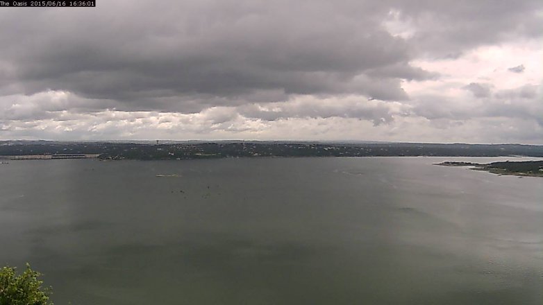 Lake Travis webcam, June 16, 2015 3:45 PM CT