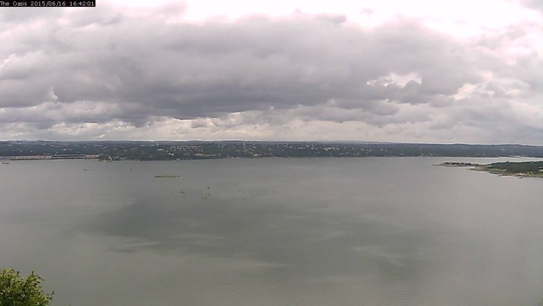 Lake Travis webcam, June 16, 2015 3:50 PM CT