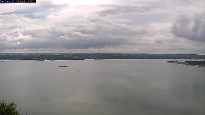 Lake Travis webcam, June 16, 2015 4:05 PM CT