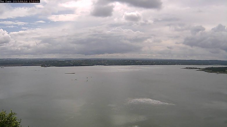 Lake Travis webcam, June 16, 2015 4:10 PM CT