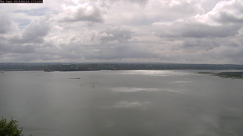 Lake Travis webcam, June 16, 2015 4:20 PM CT