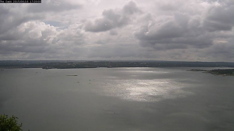 Lake Travis webcam, June 16, 2015 4:25 PM CT