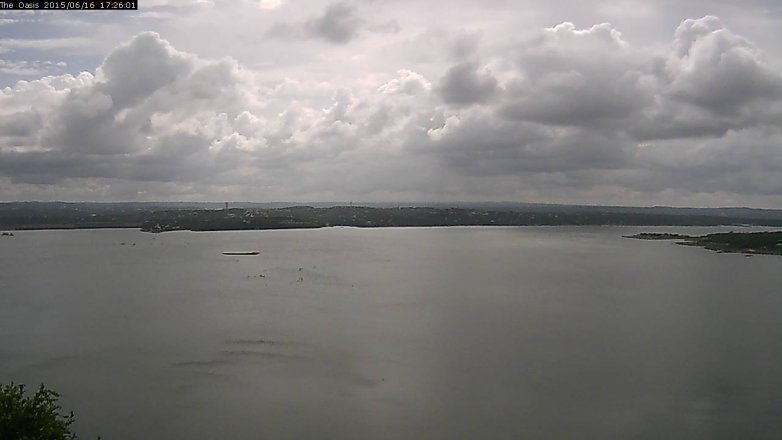 Lake Travis webcam, June 16, 2015 4:35 PM CT