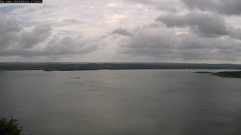 Lake Travis webcam, June 16, 2015 4:45 PM CT