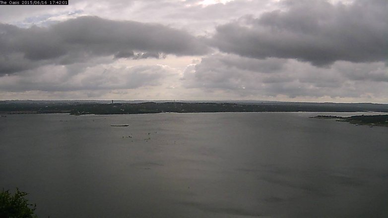 Lake Travis webcam, June 16, 2015 4:50 PM CT