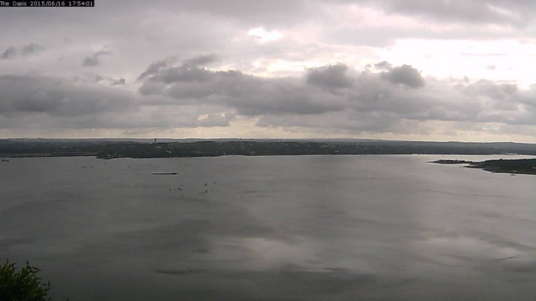 Lake Travis webcam, June 16, 2015 5:00 PM CT