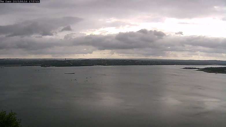 Lake Travis webcam, June 16, 2015 5:05 PM CT