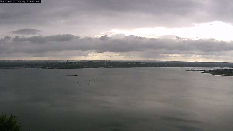 Lake Travis webcam, June 16, 2015 5:10 PM CT