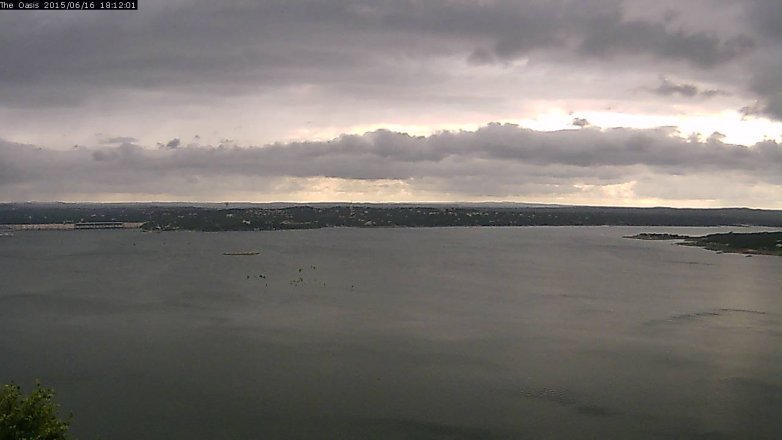 Lake Travis webcam, June 16, 2015 5:20 PM CT