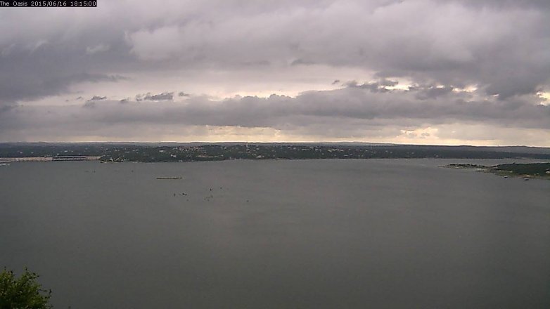 Lake Travis webcam, June 16, 2015 5:25 PM CT