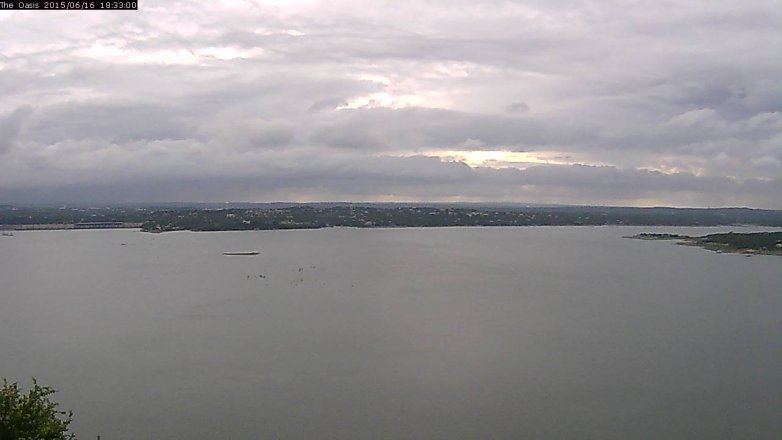 Lake Travis webcam, June 16, 2015 5:40 PM CT