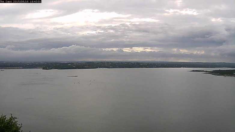 Lake Travis webcam, June 16, 2015 5:50 PM CT