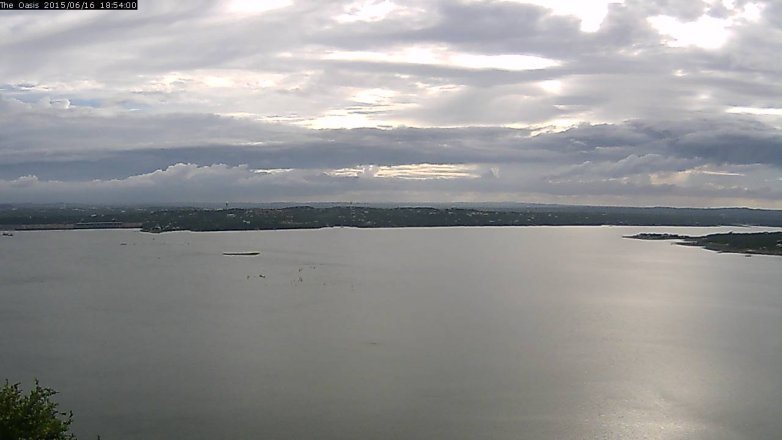 Lake Travis webcam, June 16, 2015 6:00 PM CT
