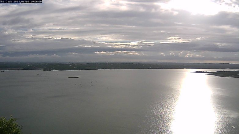 Lake Travis webcam, June 16, 2015 6:15 PM CT