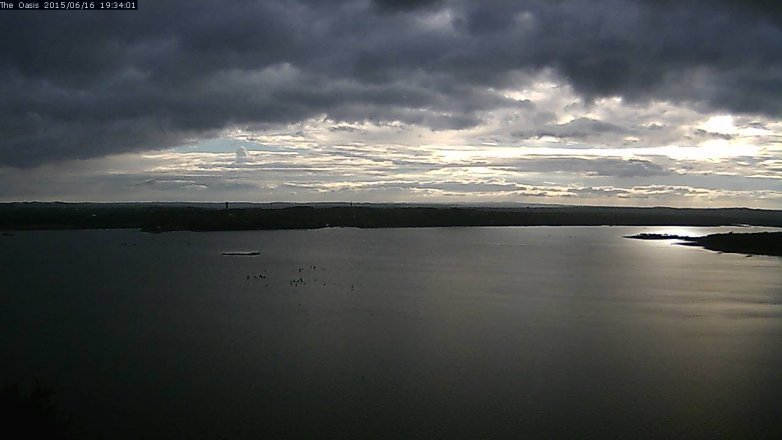 Lake Travis webcam, June 16, 2015 6:40 PM CT