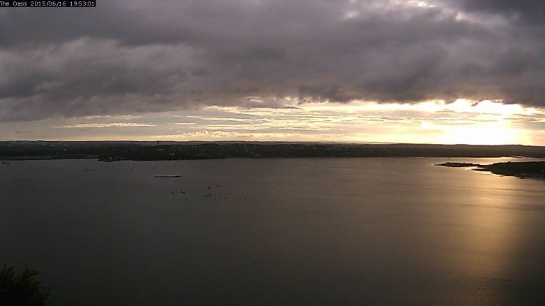 Lake Travis webcam, June 16, 2015 7:00 PM CT