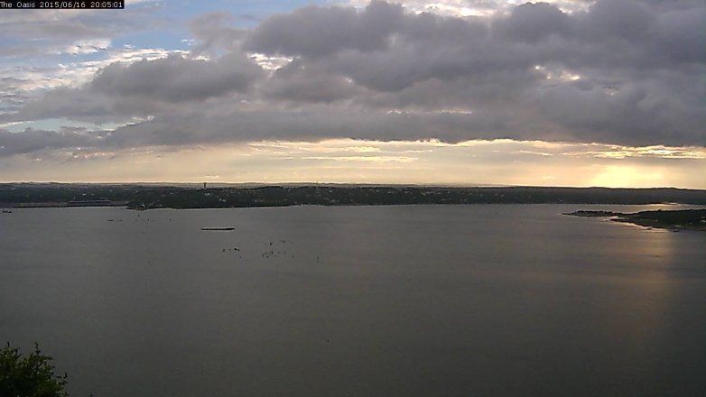 Lake Travis webcam, June 16, 2015 7:10 PM CT