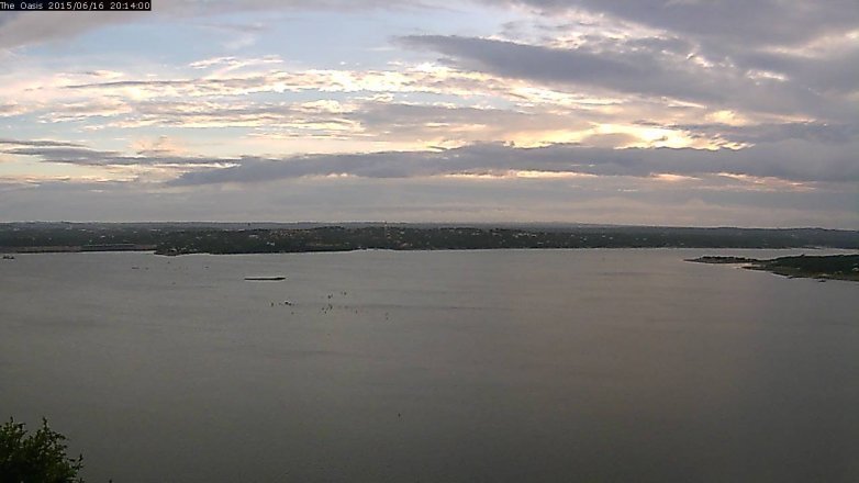 Lake Travis webcam, June 16, 2015 7:20 PM CT