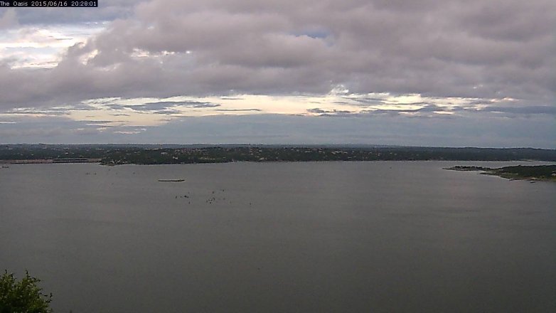 Lake Travis webcam, June 16, 2015 7:35 PM CT