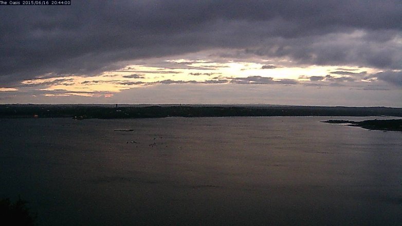 Lake Travis webcam, June 16, 2015 7:50 PM CT