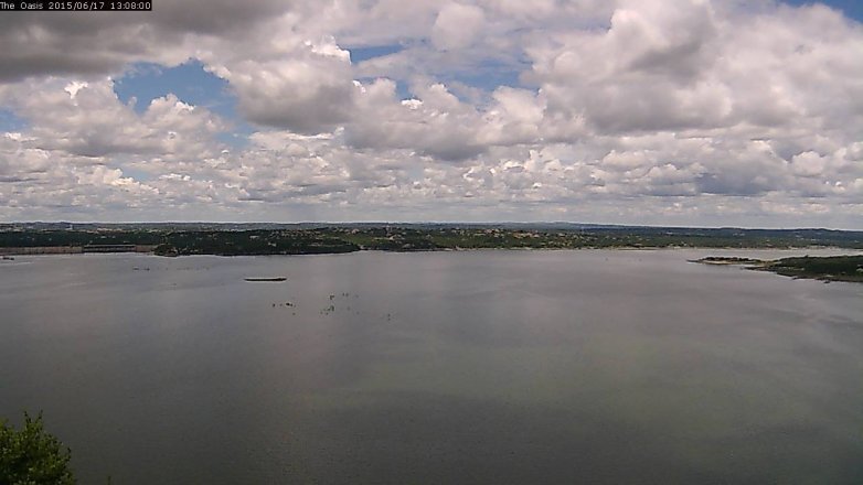 Lake Travis webcam, June 17, 2015 12:15 PM CT