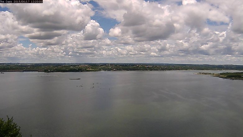 Lake Travis webcam, June 17, 2015 12:25 PM CT
