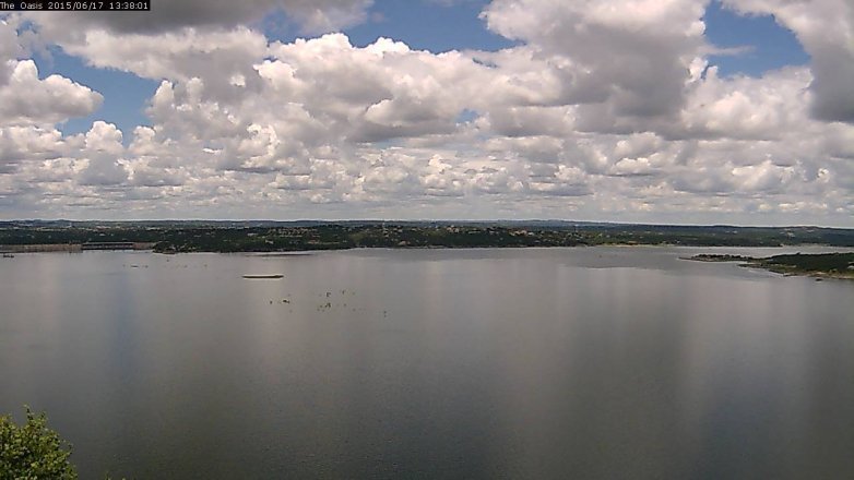 Lake Travis webcam, June 17, 2015 12:45 PM CT