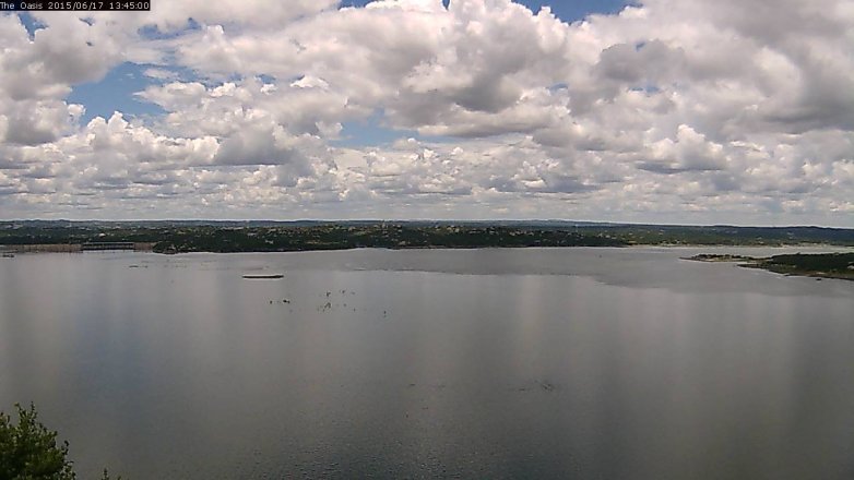 Lake Travis webcam, June 17, 2015 12:50 PM CT