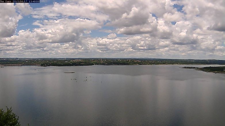 Lake Travis webcam, June 17, 2015 12:55 PM CT