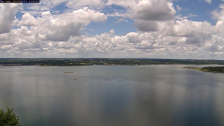Lake Travis webcam, June 17, 2015 1:00 PM CT