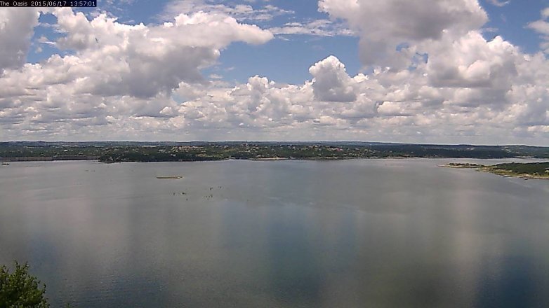 Lake Travis webcam, June 17, 2015 1:05 PM CT